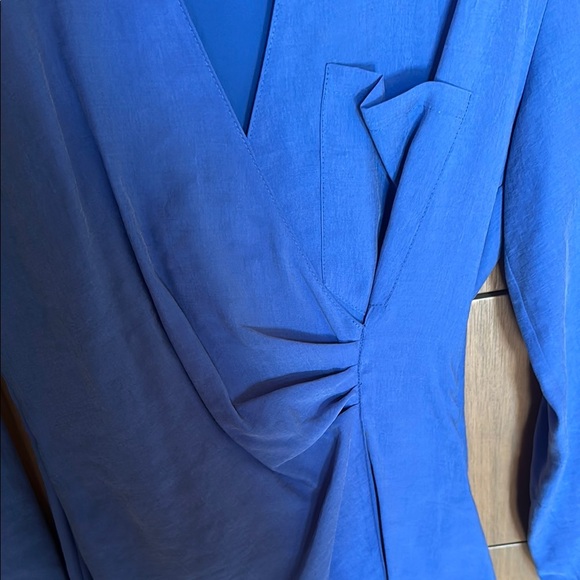 Zara Classic Blue Shirt Dress - Picture 4 of 5